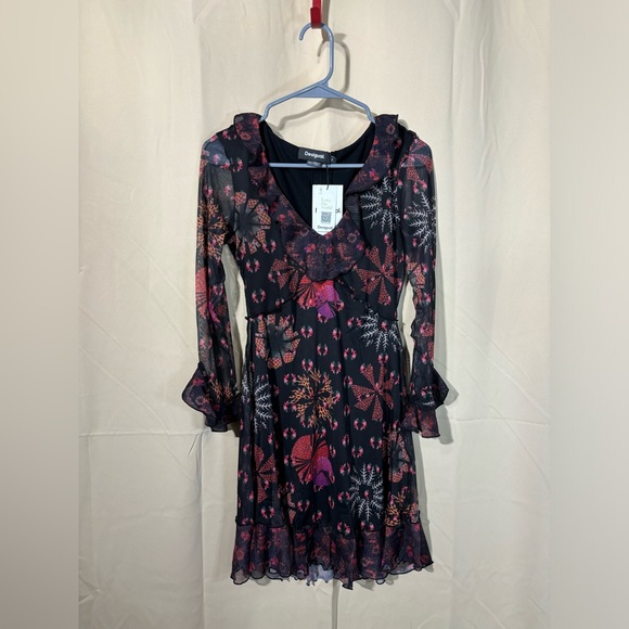 🔥NWT Desigual Geometric Mini Dress - Picture 2 of 12